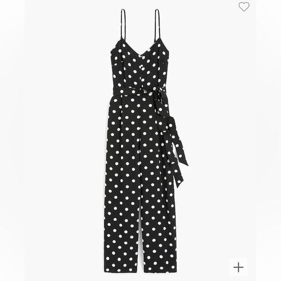J Crew polka dot jumpsuit - Picture 1 of 4